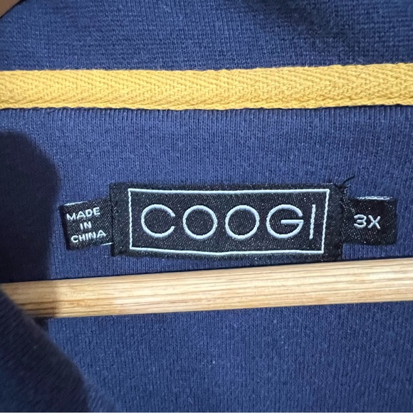Coogi Sweatshirt Mens 3X Spellout Varsity Style Pullover Wood Toggle Closure - Picture 10 of 14